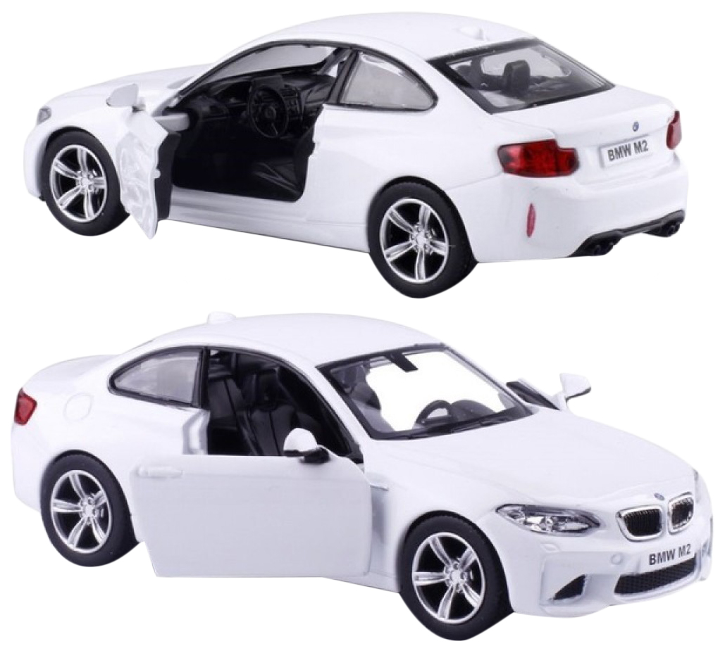 

UNI-FORTUNE игрушечная машинка инерционная BMW M2 COUPE, белая 554034-WH, Белый