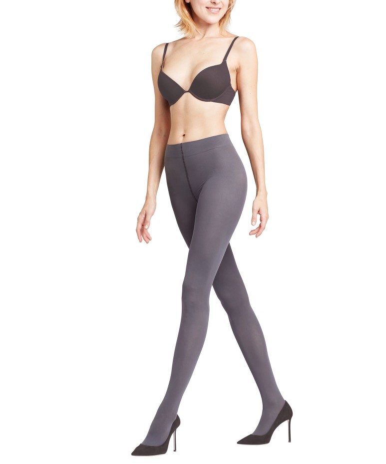 

Колготки женские FALKE Pure matt 50 TI серые 2 (46-48), Pure matt 50 TI