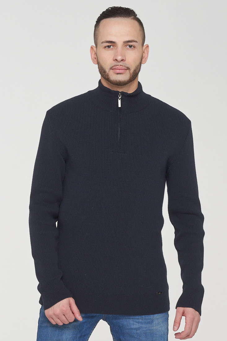 

Свитер мужской VAY 191-12028 синий 46 RU, 191-12028