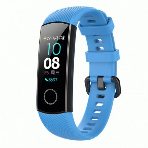 фото Ремешок для смарт-браслета nobrand для honor band 4/5 blue (626557)