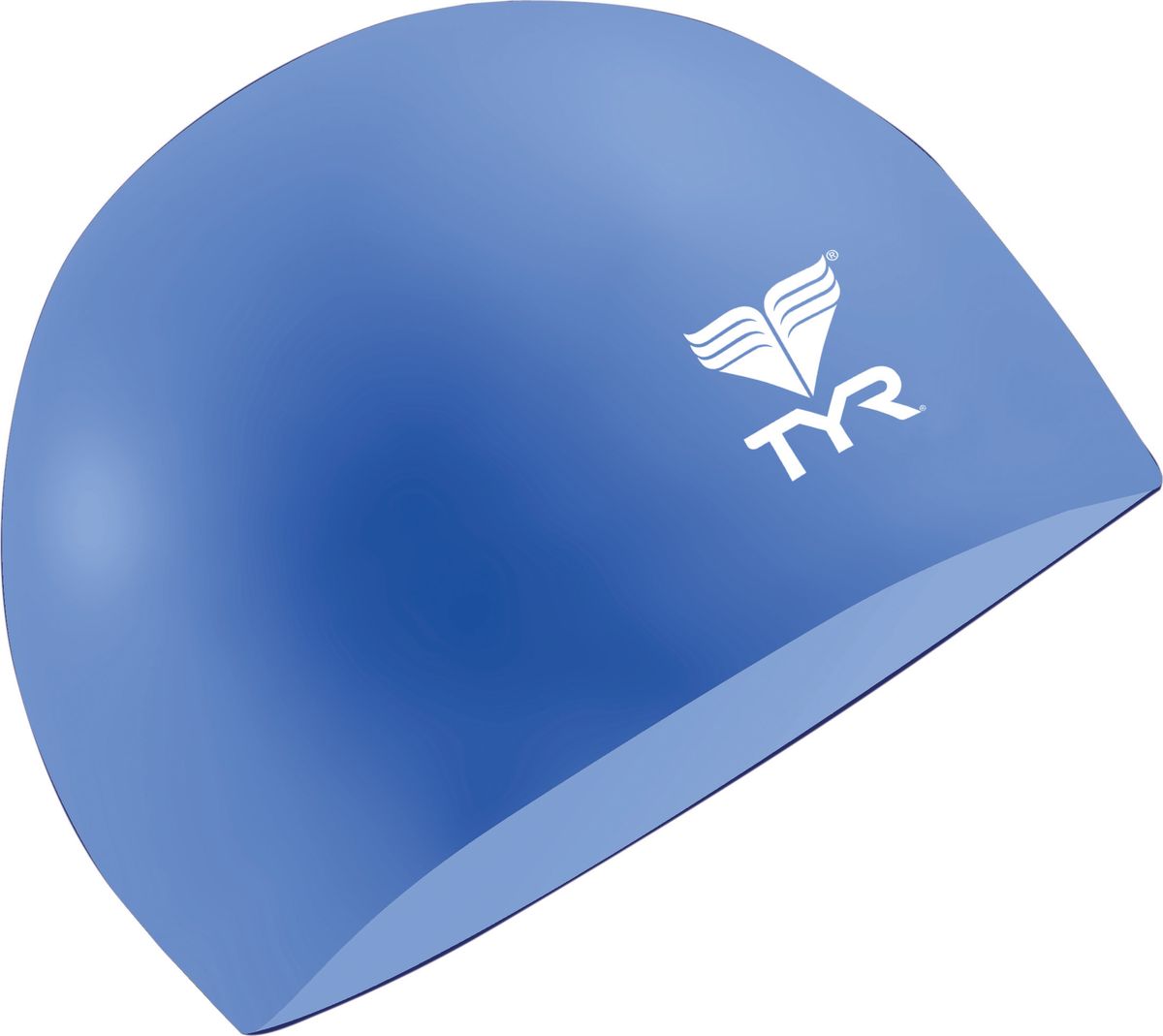 фото Шапочка для плавания tyr latex swim cap 428 royal