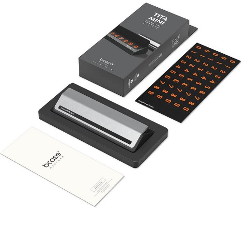 Наборная складная автовизитка Xiaomi TITA Mini Temporary Parking Card Silver