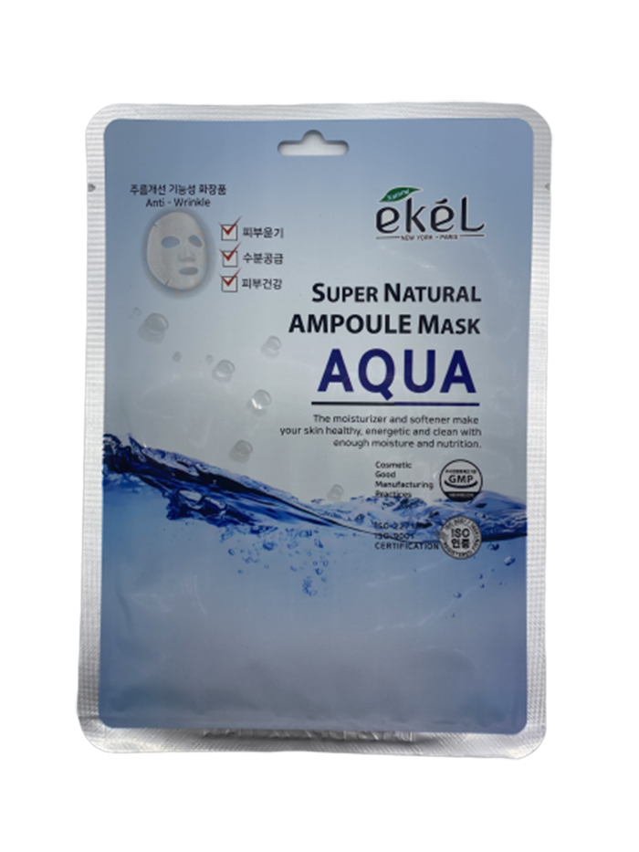 

Маска для лица Ekel Super Natural Ampoule Mask Aqua 25 гр