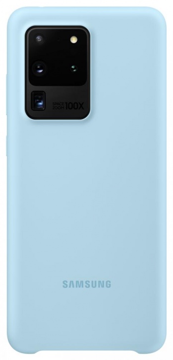 фото Чехол samsung silicone cover z3 для galaxy s20 ultra sky blue