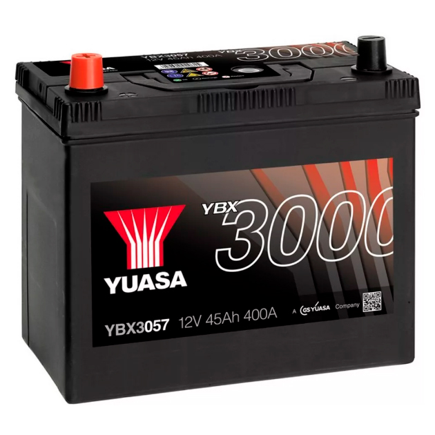 фото Аккумуляторная батарея smf[12v 45ah 400a] yuasa ybx3057-045