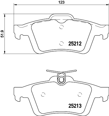 фото Комплект тормозных колодок hella 8db355015761 hella pagid/behr