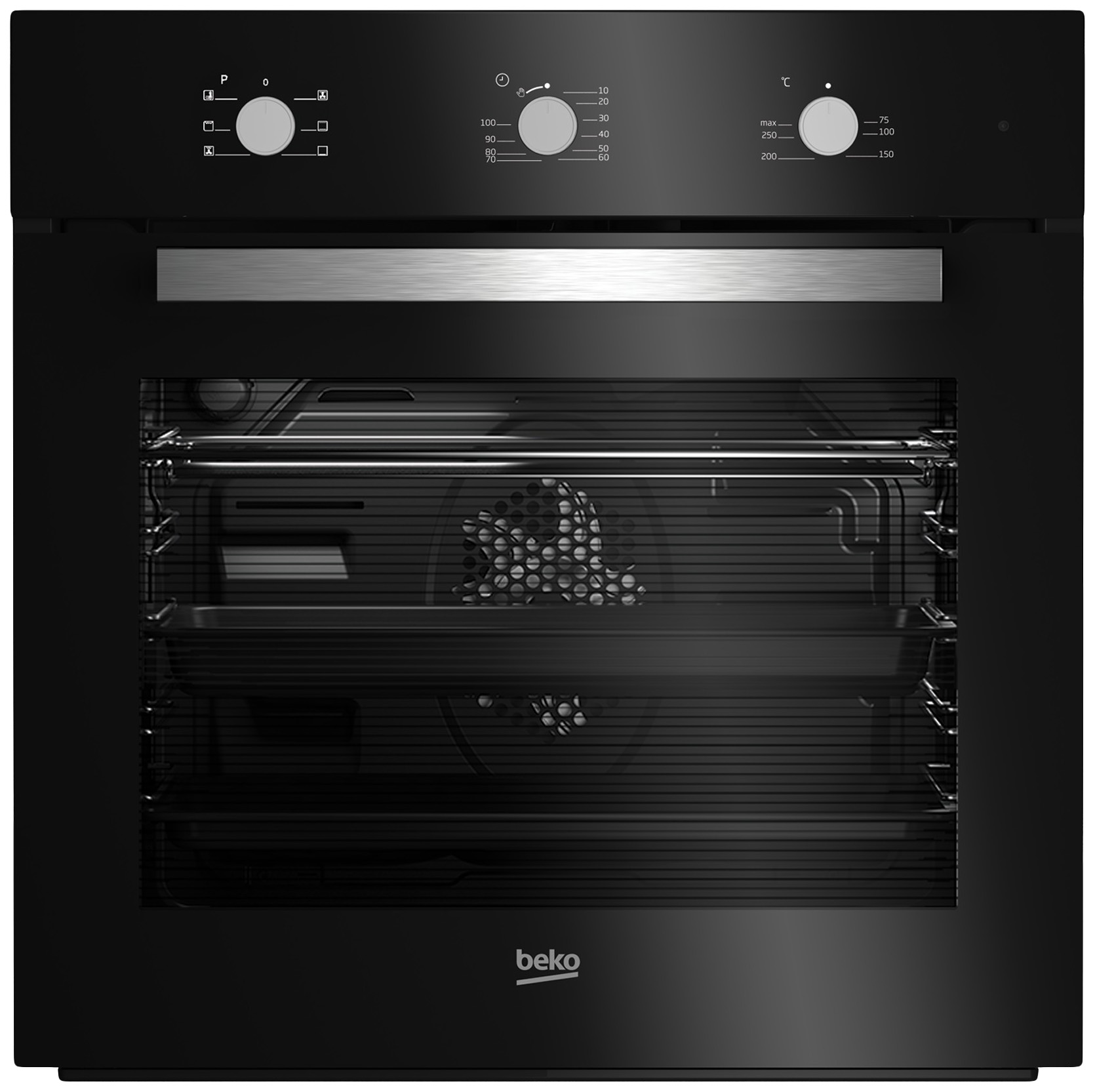 Встраиваемый электрический духовой шкаф Beko BIE24100B Black умный встраиваемый электрический духовой шкаф xiaomi mijia smart built in steam and oven all in one machine p1 58l mqr02m