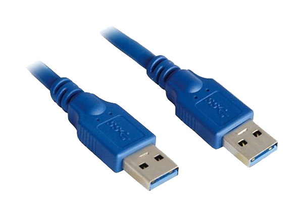 фото Кабель cablexpert usb a-usb a, m-m 1м blue (ccp-usb3-amam-1m)