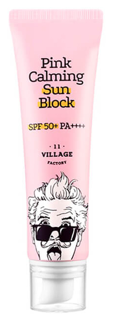 фото Солнцезащитное средство village 11 factory pink calming sun block