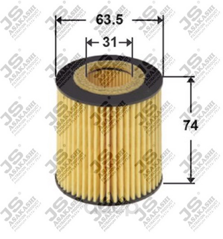 фото Фильтр масляный двигателя js asakashi oe0041
