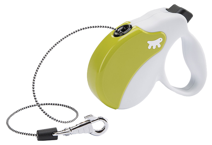 

Поводок-рулетка Ferplast Amigo Cord Small, 500см белый, зеленый, Amigo