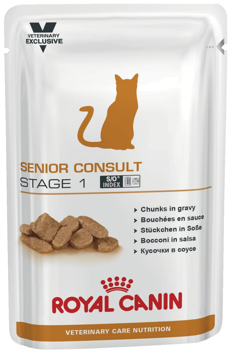 фото Влажный корм для кошек royal canin senior consult stage 1, мясо, 12шт, 100г