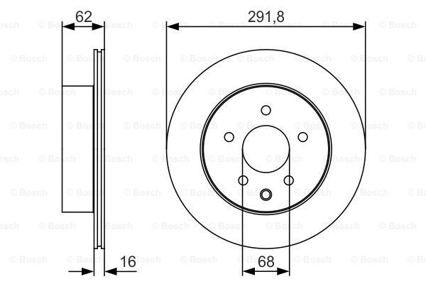 фото Тормозной диск bosch 0986479s31