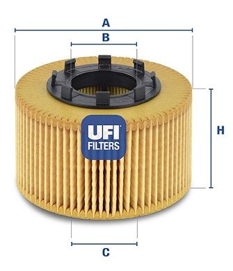 фото Фильтр масляный ufi 25.015.00