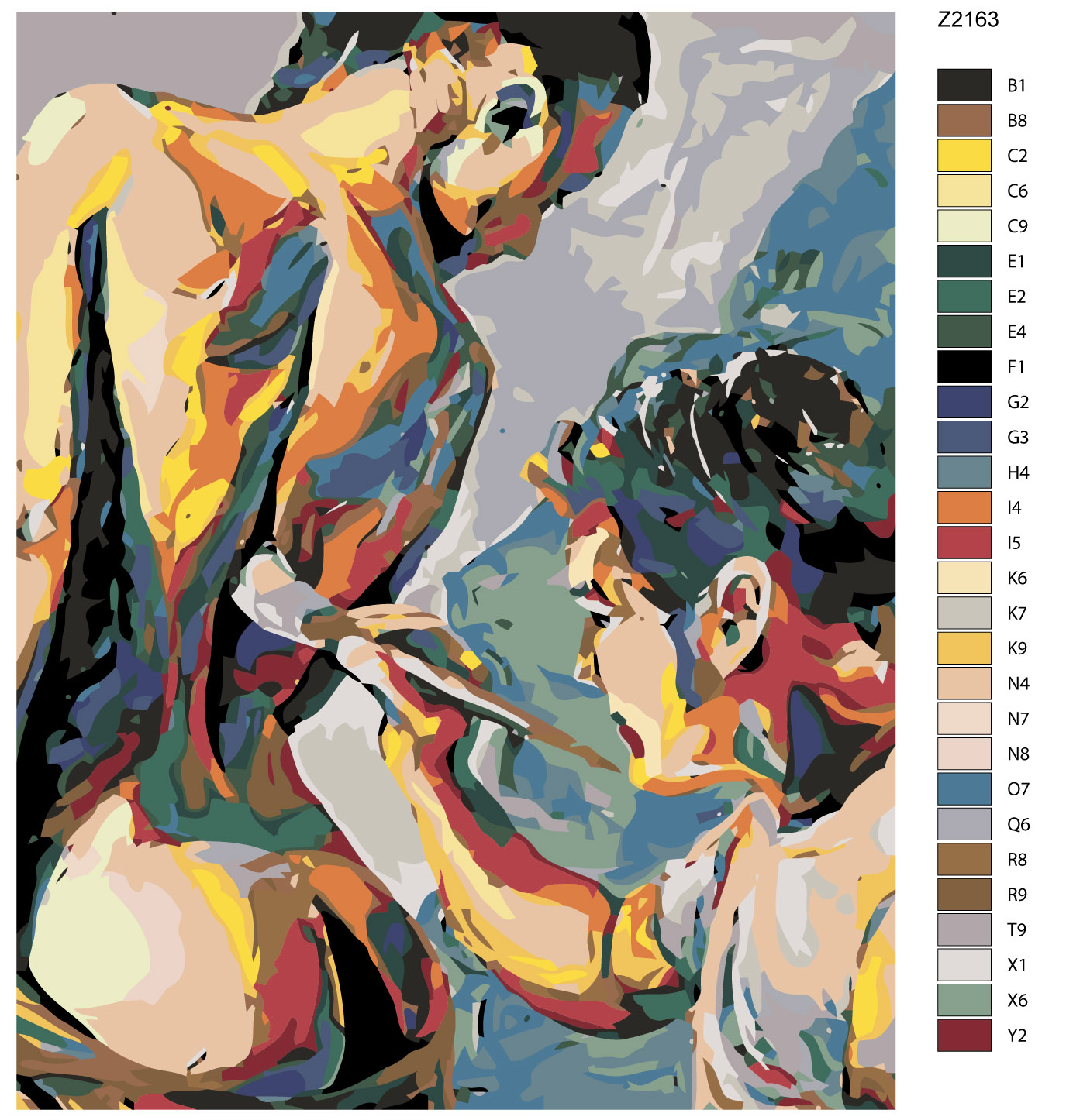 

Картина по номерам, 40 x 50, Z-Z2163, Z-Z2163