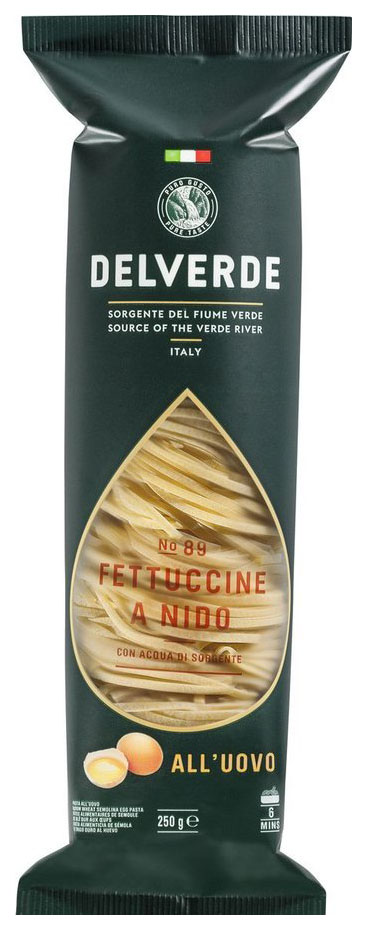 фото Макаронные изделия delverde fettuccine a nido №89 с яйцом 250 г