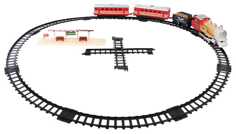 

Железная дорога JOY TOY Мой первый поезд, 22 элемента, красная