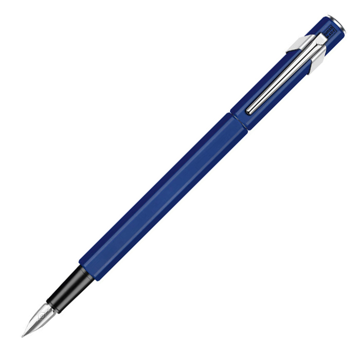 Перьевая ручка Caran d’Ache Office 849 Classic Matte Navy Blue F подарочная коробка