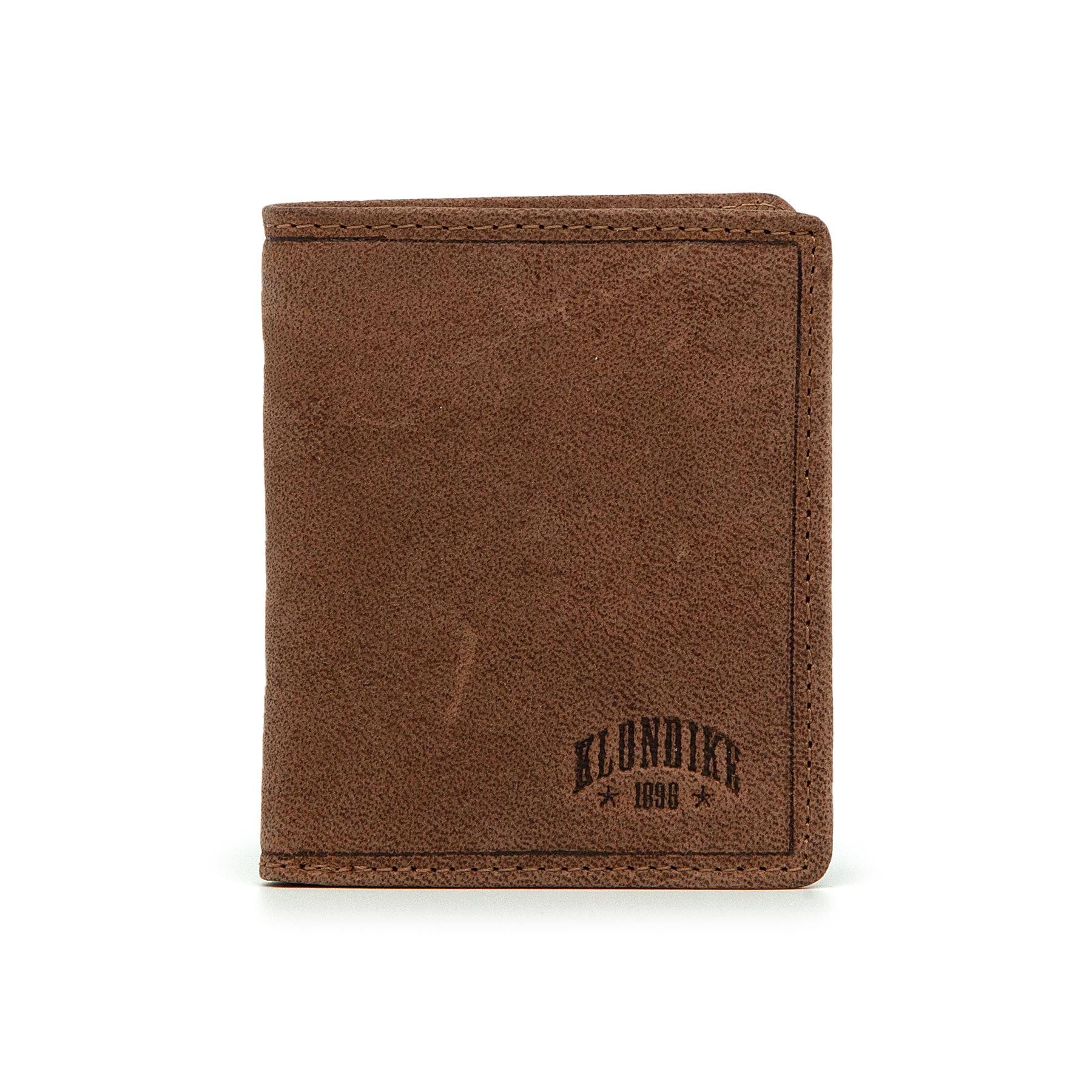 фото Бумажник klondike jamie, коричневый, 9x10,5 см
