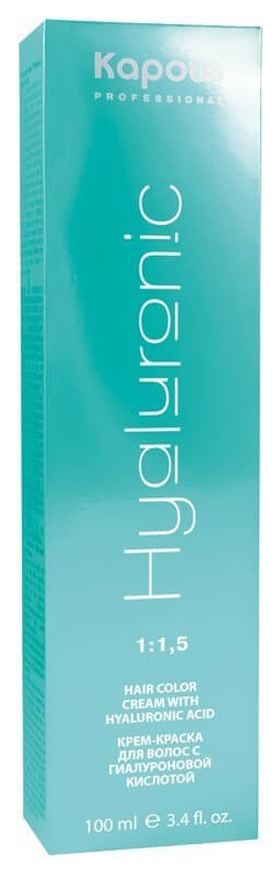 фото Краска для волос kapous professional hyaluronic acid 7.1 блондин пепельный 100 мл