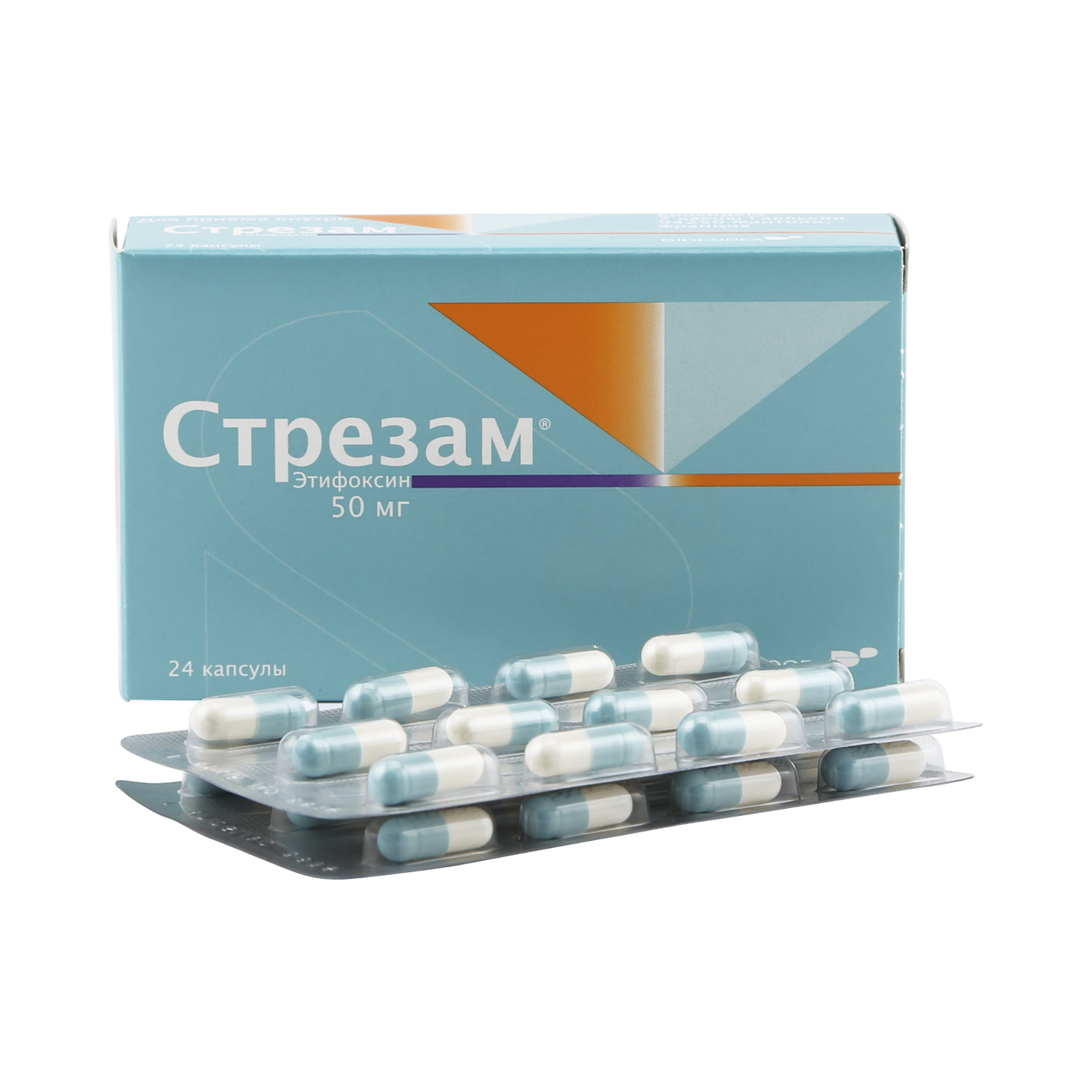 

Стрезам капсулы 50 мг 24 шт.
