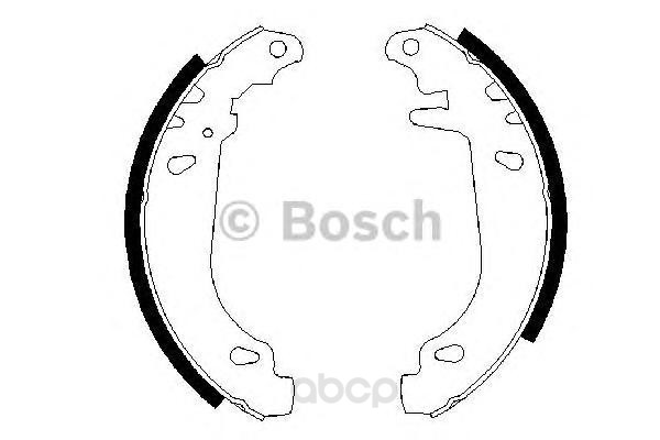 

Тормозные колодки барабанные BOSCH 986487346