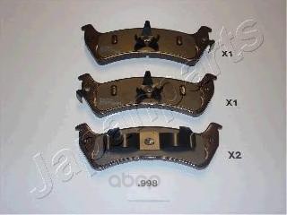 

Колодки дисковые задние jeep cherokee all 85-97 Japanparts PP998AF
