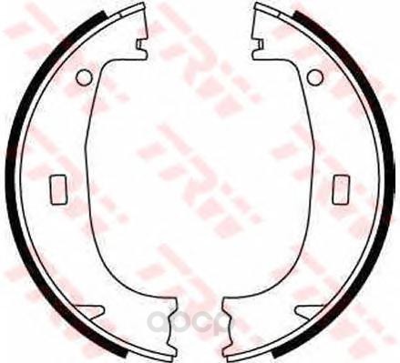 

Тормозные колодки TRW/Lucas стояночного тормоза для BMW E36, E30 1985-1992 GS8594