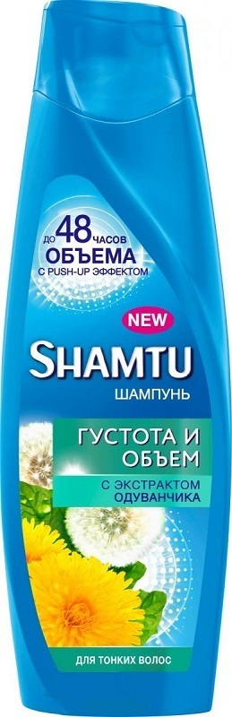 фото Бальзам shamtu "густота и объем" с экстрактом одуванчика