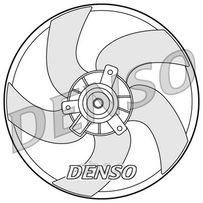 

Вентилятор охлаждения двигателя DENSO DER21011