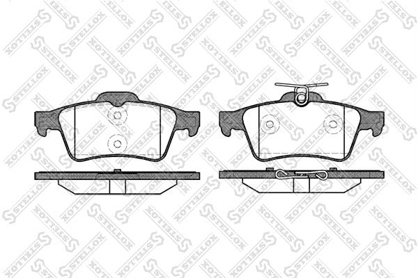 

Тормозные колодки Stellox дисковые 853020SX