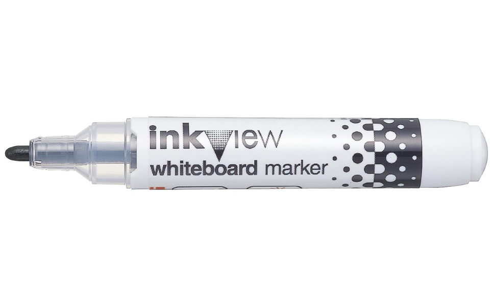 

Маркер для доски Uni InkView 1,8-2,2мм овальный (черный, упаковка из 12 штук)