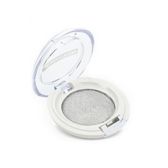 фото Тени для век seventeen extra sparkle shadow, тон 18 серебро, 4 гр