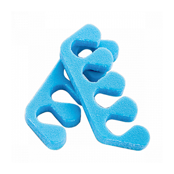 Разделители для пальцев Чистовье голубой, 20 пар пакет для замораживания 30 шт 25х32 см пнд голубой avikomp чистов 88454