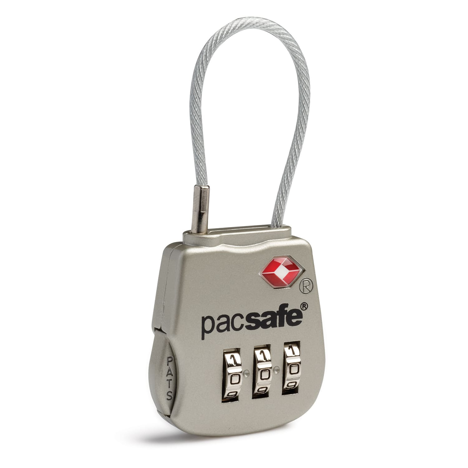 фото Замок для багажа pacsafe prosafe 800 серебряный