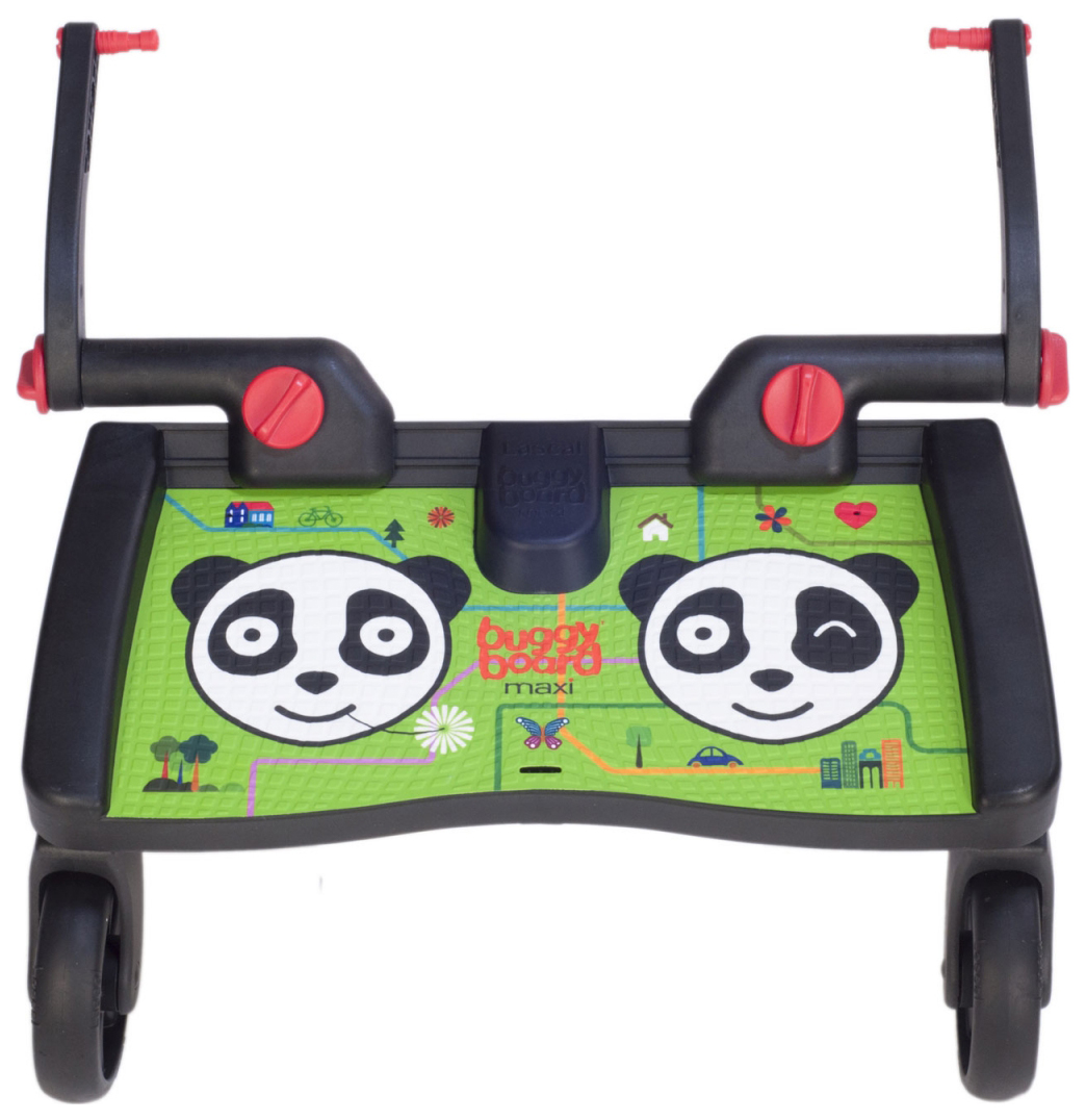 Подножка Lascal BuggyBoard Maxi к коляске Panda City Зеленая