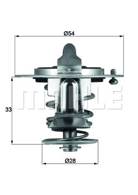 фото Термостат mahle tx 72 82 mahle/knecht