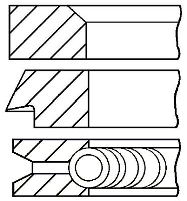 

Комплект поршневых колец GOETZE ENGINE 08-303200-00