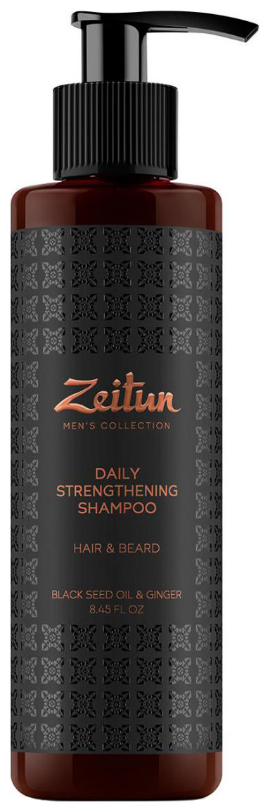 Шампунь Zeitun Black Seed Oil  Ginger Daily Strengthening 250 мл