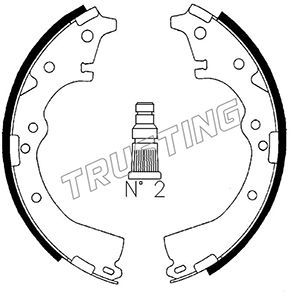 

Комплект тормозных колодок TRUSTING 115.269