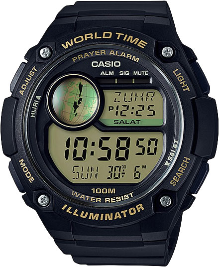 фото Наручные часы электронные мужские casio illuminator collection cpa-100-9a