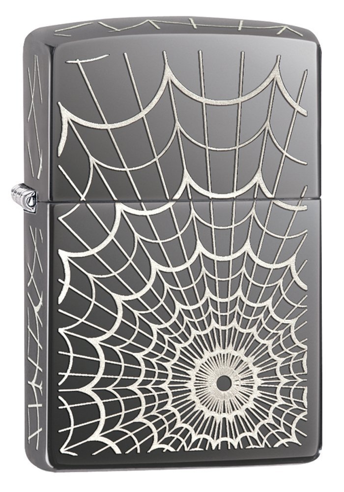 

Бензиновая зажигалка Zippo Web Black Ice, Черный;белый, Web