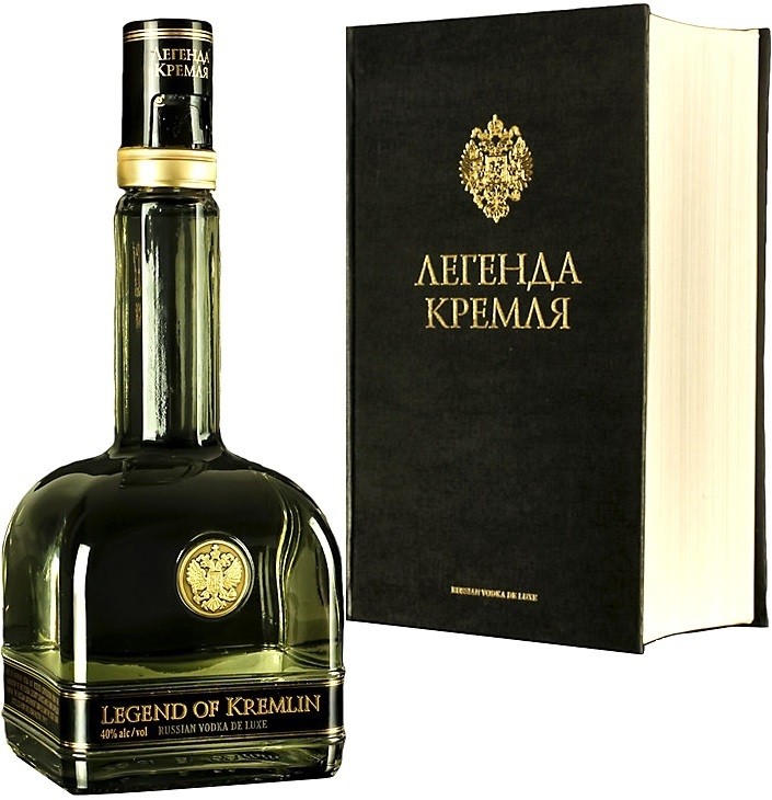 фото Водка invest partner, legend of kremlin, gift box,(folio) 40 %, 700 мл