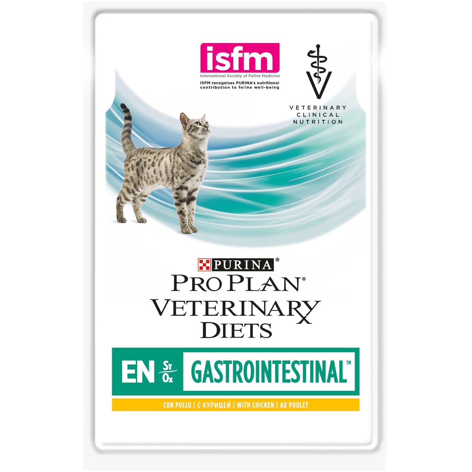 фото Влажный корм для кошек pro plan veterinary diets en st/ox gastrointestinal, курица, 85г