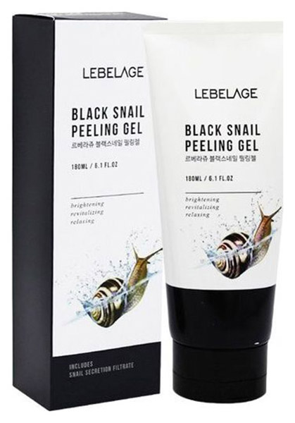 фото Пилинг для лица lebelage black snail peeling gel