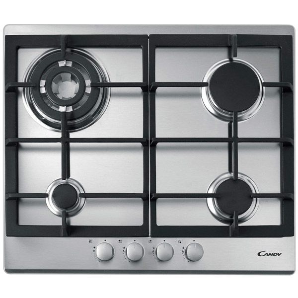 Встраиваемая варочная панель газовая Candy CPG 64SQGX серебристый