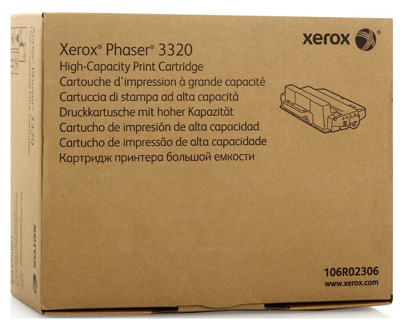 

Картридж для лазерного принтера Xerox 106R02306, черный, оригинал, 106R02306