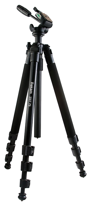 

Штатив Rekam Professional Tripod ZET-75 Черный, zET-75