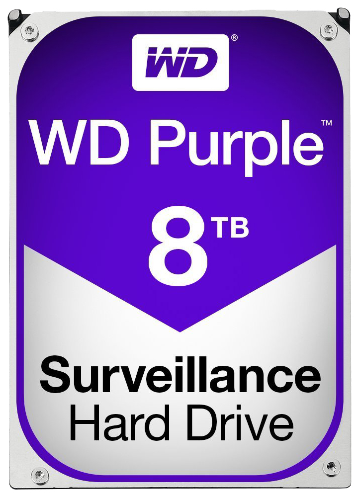 фото Внутренний жесткий диск western digital purple 8tb (wd80puzx)