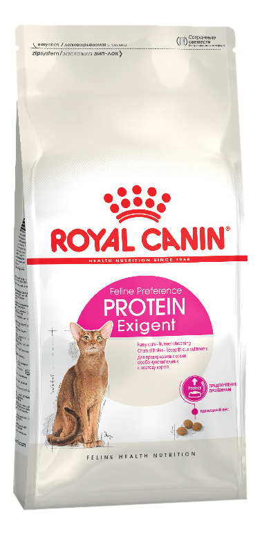 фото Сухой корм для кошек royal canin protein exigent, для привередливых к составу, 10кг